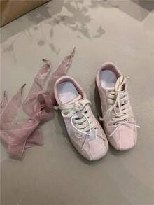 Damskor i tyg - Rosa - Visa 6