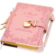 A 360-Page B6 Size Diary Notebook With A Pen, Lock And Key, Suitable As A Gift For Both Men And Women. This Gardening-Style Notebook Is A Perfect Journal To Record Thoughts And Feelings, Making It An Ideal Gift Option. - Multicolor - View 10