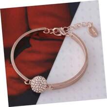 Holibanna 2 Piezas pulsera con dijes para mujer pulseras de dijes brazalete de oro rosa brazalete conjunto extensor de pulsera brazaletes de mujer personalidad extender Perder - Plata antigua - Ver 7