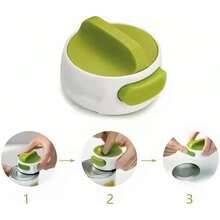 Manual Can Opener With Ergonomic Handle, Compact Twist Lid Opener For Kitchen Use,  And Easy Tin Can Cutter - màu xanh lá - Xem 7