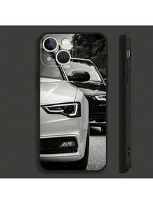 Custodia per telefono compatibile con modelli di auto sportive, adatta per iPhone 16, 15, 14, 13, 12, 11, Pro, Max, Plus, Mini, X, XS, XR, 8, 7, 6, S, Plus, SE, Audi S, morbida, nera, compatibile con i modelli 17 Pro, 17 Pro Max, 17, 16 Pro - Z8 - Visualizzare 5