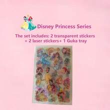 Guka Sticker Set, DIY Sticker Set, Party Favors, 4 Stickers + 1 Guka Plate, Frozen Cartoon Stickers, Princess Stickers, Sofia Stickers, Stickers, Cars Stickers, Stickers, Waterproof Stickers, Stickers, Can Be Used For Books, Diaries, Phone Cases, Laptops, Tablets, Water Bottles, Suitable As Holiday, Birthday Gifts Or Reward Stickers, Gifts, Decoration - Multicolor - View 14