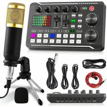 Professional Wireless Microphone Audio Interface, Portable All-In-One Podcast Studio With Integrated Microphone Preamp, USB Charging, And Wireless Design, Suitable For Recording, Live Streaming, DJing, And Smartphones