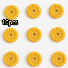 10pcs/Set Silicone Spacer Beads, 12/15mm Round Silicone Loose Beads For DIY Bracelet Necklace Jewelry Making - Disc - View 27