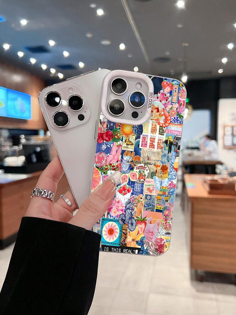 Collage de ensueño con vibrantes colores. Esta elegante funda es compatible con los modelos 16, 15, 14 Pro Max, 13, 12, 11, XR y XS Plus. Fabricada en silicona TPU, ofrece protección contra golpes y caídas, además de una sensación superior. Es un regalo ideal para familiares, amigos y seres queridos, y una opción perfecta para Navidad.fundas para 13,funda 13,funda 16,fundas ,funda 15,funda para ,fundas para 16,fundas 11,fundas 15,funda 17,protector para ,funda 14,fundas 12,fundas 14,funda 17 pro max,fundas 13,fundas>,navidad,fundas navideñas ,funda navideña,funda navideña - transparente - Ver 1