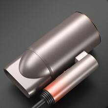 1pc Gradient High Power Hair Dryer, Foldable, Travel Portable, Create Smooth And Shiny Hair - Gold - View 6