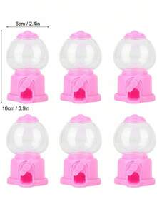 EstiloDispensador De Dulces De 6 Piezas, Mini Forma Linda Caja De Almacenamiento De Dulces Dispensador De MáQuina De Dulces Para NiñOs Para La Boda DíA De Los NiñOs Baby ShowerVersióN Mejorada - 1 - Ver 8