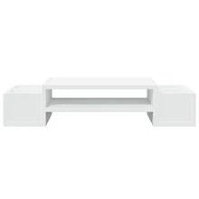 Supporto per monitor vidaXL con gamma di ingegneria bianca - Bianco - Visualizzare 5