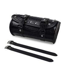 CHCYCLE Motorcycle Tool Bag, Universal Motorcycle Fork Bag Waterproof , PU Leather Roll Saddlebag Handlebar Bag For Motorcycle Front Forks Bar Storage Bag - Motorcycle Front Bumper - View 1