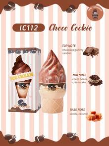 1 Bottle 100ml Flameless Diffuser Liquid In Ice Cream Shape, 4 Fragrance Sprays, With Refreshing And Soothing Effects. Made With Premium Fragrance Ingredients, An Ideal Gift For Friends And Family During Christmas. - Multi Scents - View 24