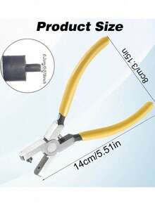 [Faux Leather Belt Hole Puncher] Stainless Steel Faux Leather Hole Punching Tool - 2.0mm Watch Strap Pliers, Ideal Gift Choice - Multicolor - View 12