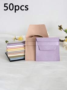 50/10/1 chiếc Túi quà tặng bằng sợi microfiber nhỏ, túi đựng trang sức, vòng cổ, quà tặng Giáng sinh, đám cưới, túi phong bì đựng quà nhỏ cho trẻ em, quà sinh nhật, kẹo. - CX-SBYT - Xem 8