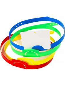 hoojojo 6Pcs Adjustable Game Headbands, 6 Colors Card Insertable Headbands, Word And Letter Teaching Props, Cognitive Board Game Accessories, Creative Interactive Learning Supplies, Fun Group Activity Essentials For Classroom, Family Gathering, Office, Camping, Birthday Party - Nhiều màu - Xem 6