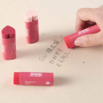 En låda med 8 Alla hjärtans dag-suddgummin, Kreativa kärlekssuddgummin, Grundskoleelever lämnar inga märken, Pennsuddgummin, PVC-konst kärleksgradientsuddgummin, Alla hjärtans dag-presenter, Presenter för skolstarten