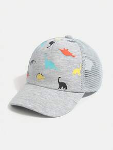 1件/2件装 2-7岁儿童恐龙网眼卡车帽 - 时尚百搭可调节棒球帽，透气防晒帽，适合儿童，带有有趣的恐龙图案 - 棒球網帽 - 查看 13