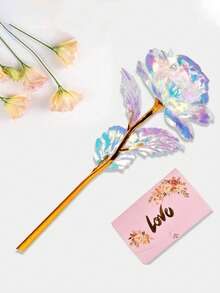 Valentine's Day Gift: Handmade Rose Bouquet With Vase - Exquisite Artificial Roses, Mother's Day, Valentine's Day, Anniversary, Thanksgiving Or Wedding Gift For Mom And Grandma: Birthday Gift For Mom, Wife, Girlfriend Or Sister!