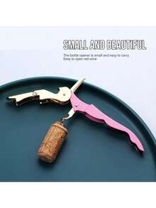 EstiloSacacorchos Profesional Para Camareros, Llave De Vino De Acero Inoxidable Resistente Para Camareros De Restaurante, Sacacorchos CláSico Todo En Uno, Abrebotellas Y Cortador De AluminioVersióN Mejorada - 1 - Ver 8