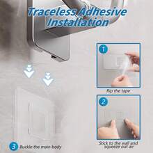 粘性毛巾环，浴室毛巾架，房车浴室粘性圆形毛巾环 - 彩色 - 查看 6