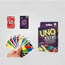 UNO Mattel Double-Sided Card Game - Essential For & Family Gatherings - Collectible Storage - Multiple Colors - Upgraded Cards - Leisure Party Board Game - Interactive Paper Card - FPD61 (single Box) - View 2