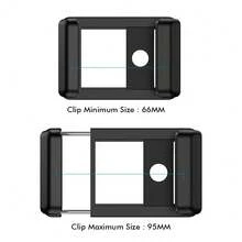 APEXEL Adjustable Phone Lens Clip, 17mm Universal Holder For APEXEL Lenses, Compatible With Most Smartphones, Lens Accessory For Macro, Telephoto & Other Lenses (Lenses Not Included) - View 1