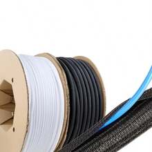 13mm Expandable Cable Sleeve, Self-Adhesive PE Fabric, Cable Management, Auto Cable Overlap, Flexible Cable Organizer, Segmented Cable Storage - Multicolor - View 5