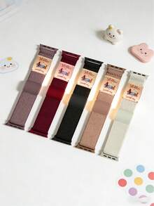 1条腊肠犬造型表带，带磁扣，兼容38mm、40mm、41mm、42mm、44mm、45mm、46mm、49mm尺寸的，男女通用；可爱时尚可调节尼龙表带，兼容 SE Ultra系列；女士/女孩最佳礼物。 - 42(Series 3 2 )/44/45/46/49MM - 查看 3