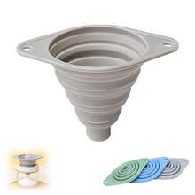 Kitchen Funnel Set 3 Packs,Funnels For Kitchen Use Filling Bottles,Silicone Funnel Collapsible,Small Funnels For Filling Small Bottles - Multicolor - View 11