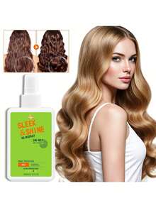 SUMIFANG 72-Hour Moisturizing Anti-Frizz Styling Spray: Effectively Prevents Frizz And Maintains Smooth, Glossy Hair Even In High Humidity Environments. Suitable For Various Hairstyles, Such As Curly Or Straight Hair. Also Provides Heat Protection. - Full Size - View 2