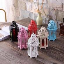 1pc Small Black Moroccan Style Candle Holder With Clear Glass Panel, Suitable For Patio, Indoor/Outdoor, Events, Ramadan, Parties And Weddings. They Also Make An Ideal Gift For Ramadan, Birthdays, Graduations, Eid Al-Fitr And More. - Multicolor - View 10