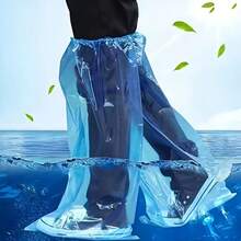 10 Pairs/5 Pairs/1 Pair Transparent Waterproof Shoe Covers - Shoe Covers - All-Weather Protection, Suitable For Rainy, Muddy, And Snowy Days - Essential For Construction, Gardening, Agriculture, And Travel - Easy To Clean And Durable, Suitable For All Seasons, Reusable, Spring Summer Picks, Brides Maid Gifts, Room, Bedroom Decor, Bedroom Decor, Beach, Travel, For Men, For Women, Vacation, Women's Day, Travel Essentials, Wedding Favors, Y2k, Bedroom, Car Accessories Women, Kitchen Decor - Multicolor - View 10