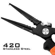 KastKing Speed Demon Pro - Alicates de pesca nariz de anillo dividido 8.5 pulgadas - BNarizdeanillodivididode85 - Ver 6