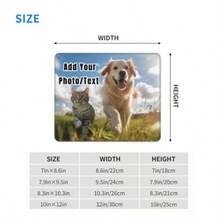 mouse pad mexico, mouse pad gaming mexico, mouse pad antiresbalante mexico Almohadilla de ratón Personalizada con Foto Almohadilla de ratón Antideslizante Personalizada con Logotipo de Imagen/Texto/Escritorio - Todaspersonalizadas - Ver 5