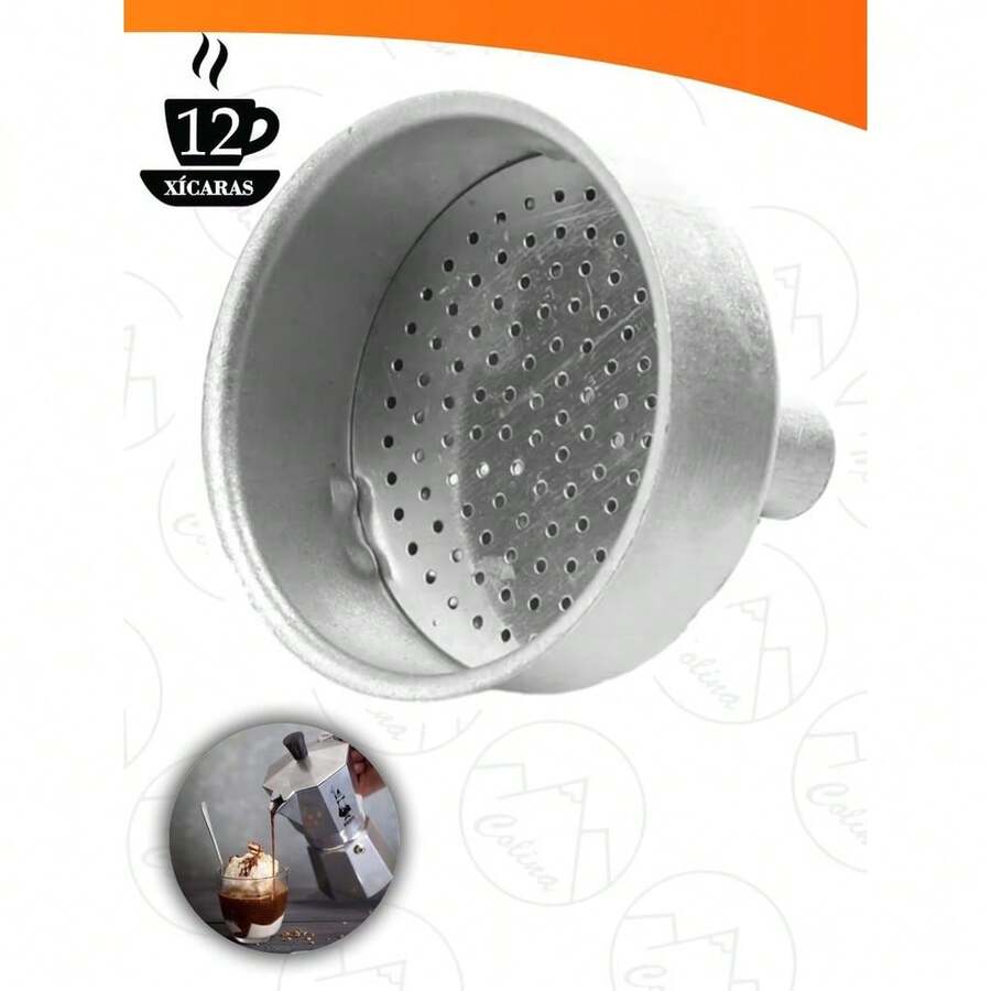 Funil para Café 12 Xicaras Cafeteira Quadrada - Multicolorido - Visão 1
