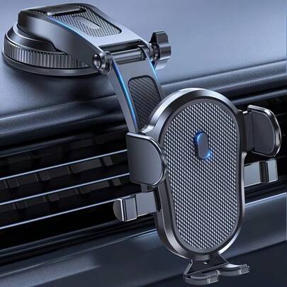 Universal Cell Phone Car Mount. Upgrade Car Phone Holder Mount For Dashboard Car Dash Mount Mobile Holder For IP All Smart Phones Compatible With IPhone, Android Phone, Gift For Birthday, Family, Friends Gifts Birthday Driving Car Accessories Strong Load-Bearing