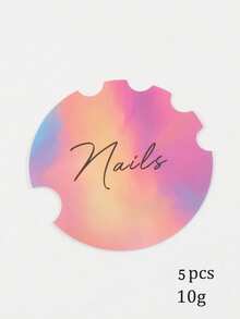 1pc 5pcs Nail Flyer Photo Nail Display Nail Technician Gift Beauty Salon Logo Social Media Nail Logo Gift For Her Nail Art Design Salon Decor - Multicolor - View 8