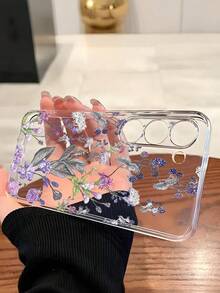 1 chiếc ốp lưng điện thoại mềm mại màu tím hoa văn trang nhã, tương thích với Honor, Redmi, Galaxy A04e/12/A13/A14/A34/A50/A52/A53/A54/S21/S22/S23/S24/S25/S25 Ultra/S25 FE/S26/S26 Plus/S26 Ultra/S26 Edge, 6A/7A/8A, 12T/13T/15T/15T Pro, phiên bản quốc tế, không phải phiên bản nội địa. - Trong sáng - Xem 3