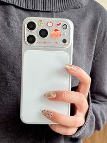 1pc Ins Style 17 Pro Max/Pro Transparent High-Definition Lens Film, Cute Cartoon Girl Camera Lens Protector Cover Applicable To Daily Shield, Office, Home Daily Shield Office Home Phone Camera Cover Waterproof Shockproof Anti-Fall Scratch Resistant - Multicolor - View 5