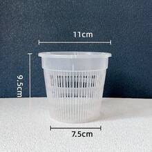 6pcs Round Plant Root Growing Pots, Spring Potted Planting Flower Pots, Root System Growth Vases, Dendrobium Orchid Pots, Phalaenopsis Orchid Pots, With Drainage And Ventilation, Gardening Supplies, Planting Tools - Multicolor - View 15