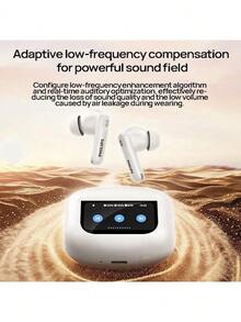 PHILIPS TAT3020 True Wireless Bluetooth Earphones: Immersive High-Fidelity Sound, Touchscreen Controls, Game Mode, Long Battery Life, Stable Fit During Exercise, Black. - Black - View 4