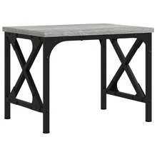 vidaXL Support d'imprimante sonoma gris 40x30x31 cm wood engineering - Gris - Voir 2