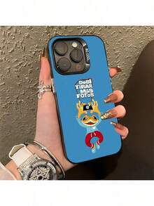 Funda de teléfono B-Bad B-Bunnys DTMF compatible con 16,15,14,13,12,11, Pro, Max, Plus, Mini, XS, SE, anti-caída, negra mate, parachoques duro, cubierta compatible con funda  17 pro max, funda  17 pro, funda  17, funda  16, funda  16 pro max, funda  15. - Z3 - Ver 1