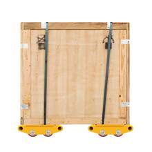 SENDERPICK 1PCS 6T Machinery Mover Dolly 4-Wheel Heavy Duty Yellow 360° Rotation Transport Cart - 28*21*11cm - View 3