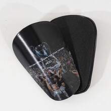 1 par de espinilleras de entrenamiento de fútbol con patrón de campeón, mate/brillante - Almohadillas de entrenamiento de partido - Reutilizables, cómodas de usar - Multicolor - Ver 13