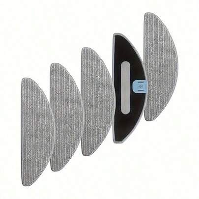 5 pezzi Panni di ricambio in microfibra lavabili per mocio per aspirapolvere robot Irobot Combo I5, I5+, J5, J5+