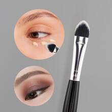 Tapered Concealer Brush/Under Eye Concealer Brush, Synthetic Fiber Bristles, Precise Application/Precision Tapered Design - With A Pointed Brush Tip That Gradually Tapers, It Is Perfect For Applying Concealer In Hard-To-Reach Areas Like Around The Lips And Under The Eyes. - Multicolor - View 6