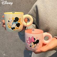 Disney Mickey Mouse & Minnie Daisy Goofy And Ceramic Mug Home Use 2025 High-Profile Couple Water Cup Birthday Gift - Multicolor - View 6
