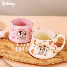 Disney 迪士尼官方米奇陶瓷咖啡杯，儿童卡通浮雕饮具，可爱家居杯 - 彩色 - 查看 3
