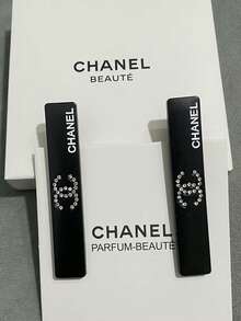 CHANEL 发夹、黑色发夹、侧分发夹、极简发夹、刘海发夹、发饰、发夹、黑色发饰、侧边发夹、优雅发夹 - 黑色 - 查看 2