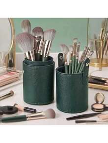 14-Piece Makeup Brush Set For Valentine's Day - Professional Soft And Fluffy Makeup Brushes, Suitable For Foundation, Blush, Eyeshadow, Kabuki, Creating Flawless Makeup Christmas Gift Holiday Gift Guide Holiday Essentials Stuff For Teen Girls Gifts For Women, Resin Handle - 綠色-14個 - 查看 5