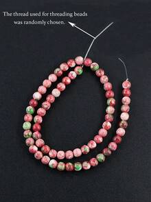 天然石珠，包括太阳石、草莓石英、南方玉、玛瑙等，圆形光滑宝石，能量疗愈水晶散珠，适用于珠宝制作、DIY手链、项链，尺寸：4毫米、6毫米、8毫米、10毫米